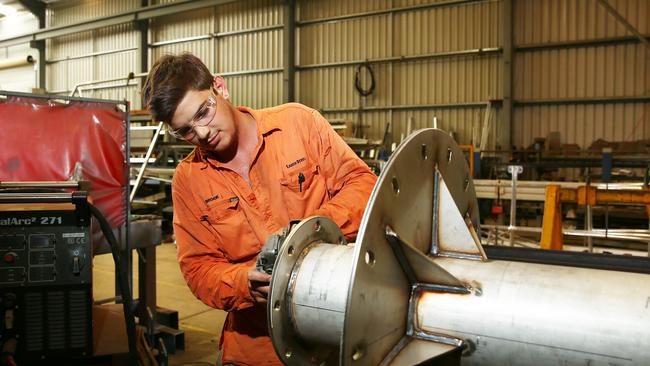 We should re-invest in Australian manufacturing. Picture: Brendan Radke