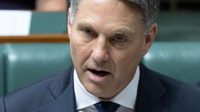 CANBERRA, AUSTRALIA - NewsWire Photos FEBRUARY 9, 2023: Richard Marles, Deputy Prime Minister and Minister for Defence, speaking in the House of Representatives in Parliament House Canberra.Picture: NCA NewsWire / Gary Ramage