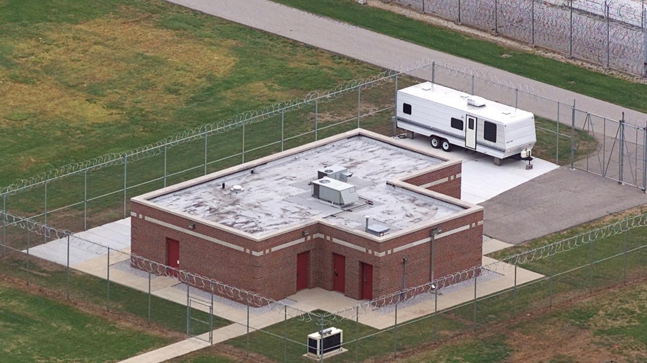 Aerial view of execution facility at US Penitentiary in Terre Haute, Indiana, which is planning two more executions this week.