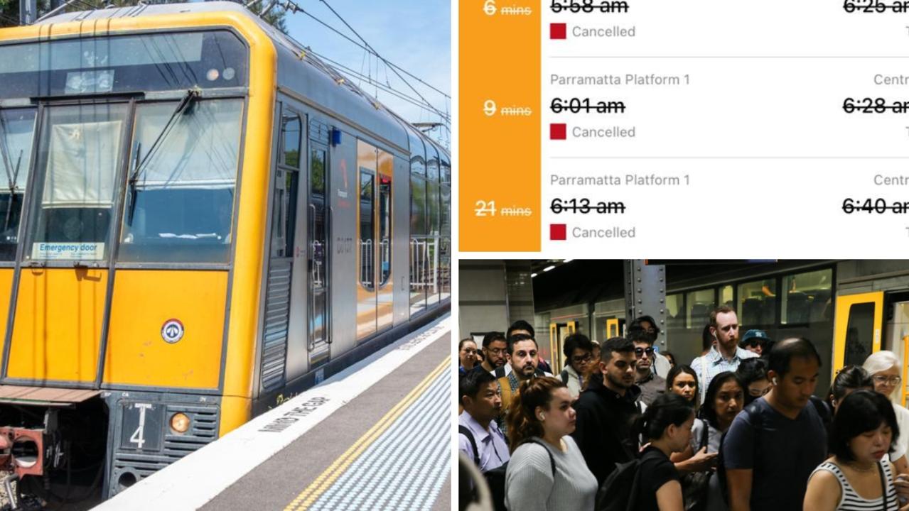 LIVE: Sydneysiders face train chaos for commute home