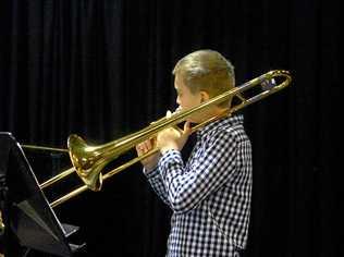 Hayden Whyte in Section 525 - Instrumental brass solo 12&U14 (Nora Baird memorial annual trophy). Picture: Jann Houley