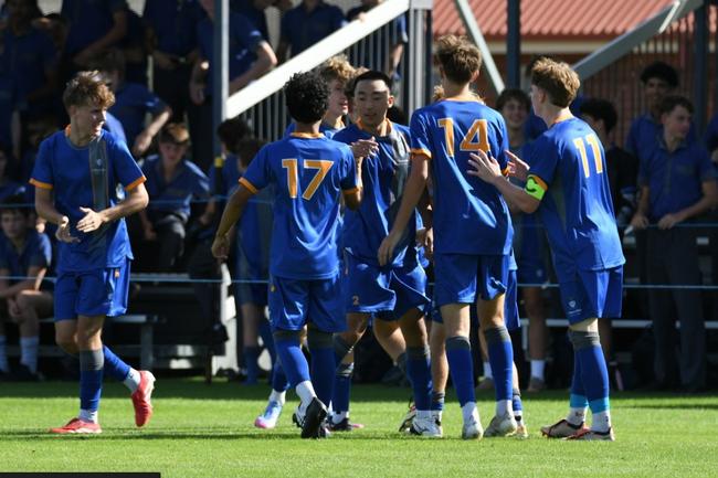 Churchie celebrate during round 2.