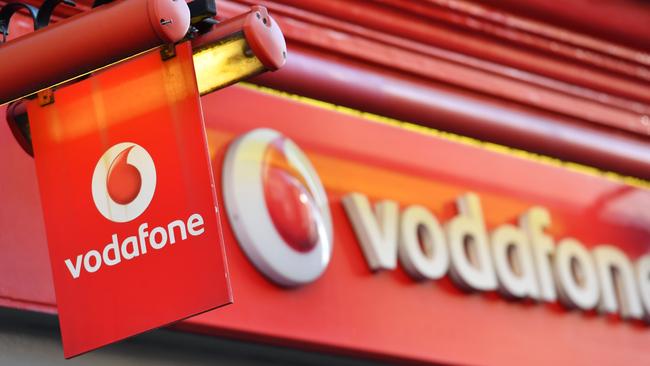 Vodafone reported weaker revenue for the first half. Picture: Ben Stansall/ AFP.