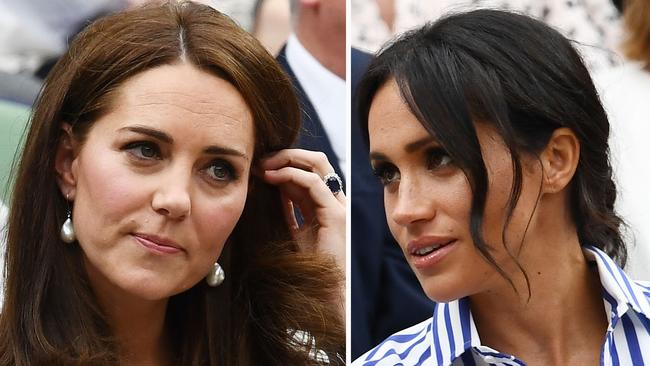 Kate and Meghan went to Wimbledon together in 2018. Picture: Clive Mason/Getty Images