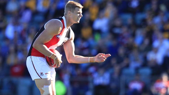 Nick Riewoldt starred in St Kilda’s big win.