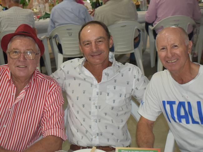 These punters were enjoying the flowing vino at the Italian long lunch, February 25, 2024.