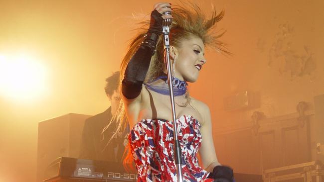 Natalie Bassingthwaighte in 2005 fronting the band Rogue Traders. She’s now a mum of two.