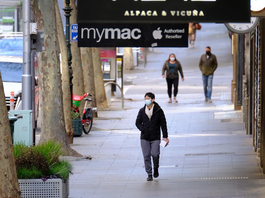 Melbourne this week became the world’s most locked down city during the Covid-19 pandemic. Picture: NCA NewsWire / Luis Ascui