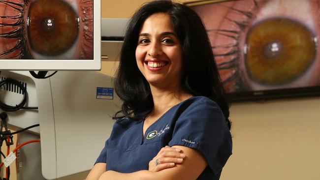 Dr Aanchal Gupta has pioneered a new eye transplant technique in SA which is much more successful that earlier types of treatment. Picture: Calum Robertson