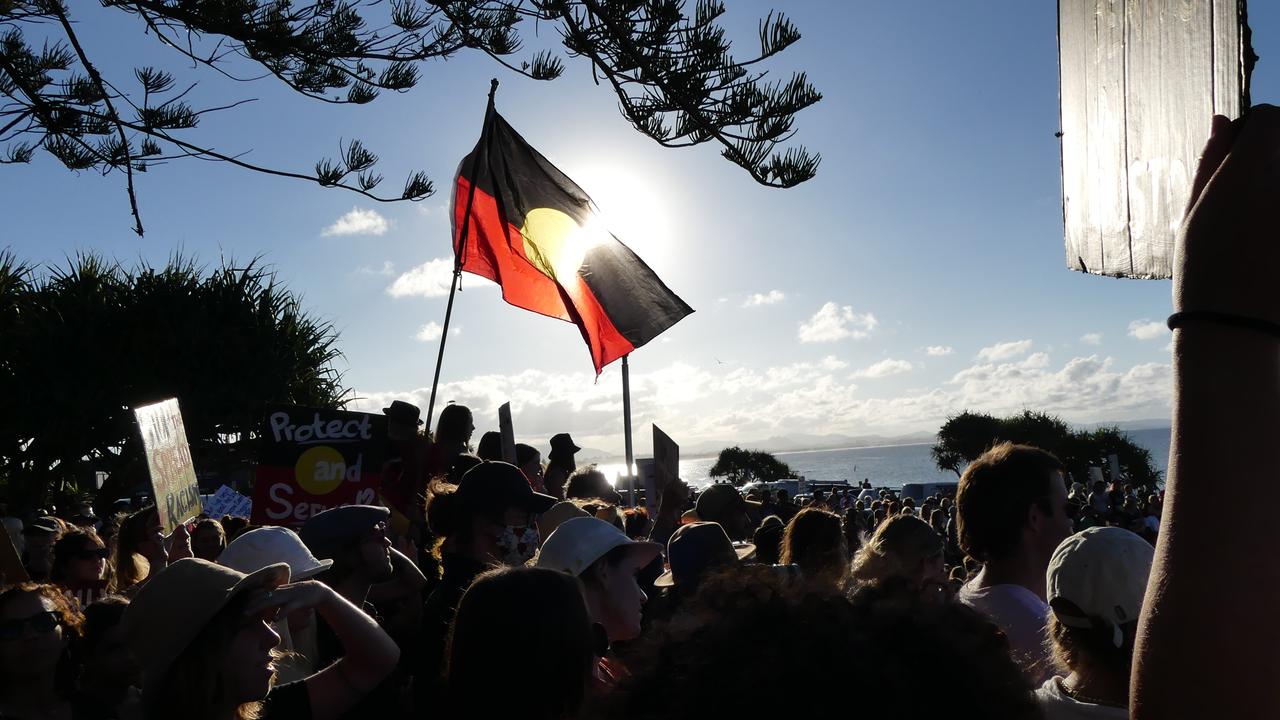 Black Lives Matter Protest in Byron Bay.