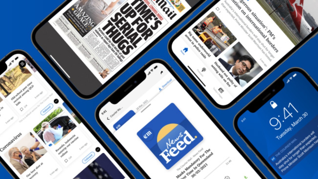 The Courier-Mail's brand new app offers a personalised news experience.