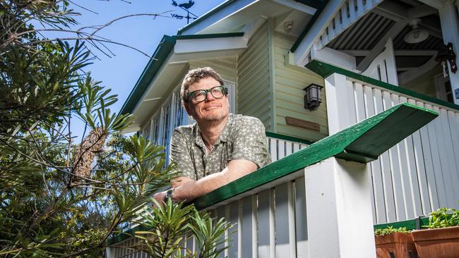 Jon Marshall at his property in Salisbury where his insurance has doubled. Picture: Nigel Hallett