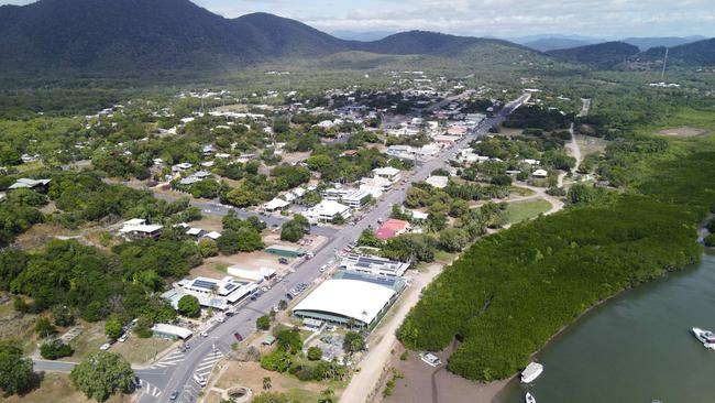 A neighbour who was mowing her yard made the grim discovery of a woman’s body in Cooktown, Far North Queensland, on February 6. Picture: Brendan Radke