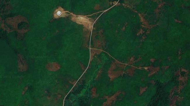 The site of a bauxite mine, run by Alufer, in remote part of Guinea, Africa. Frontier Resources Group has interests in Alufer. Photo: Supplied