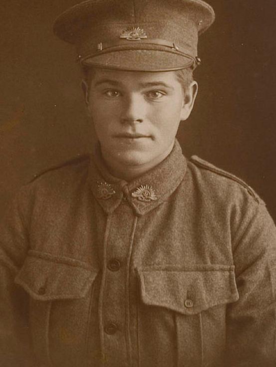 James Alfred Smith: A teenage soldier.