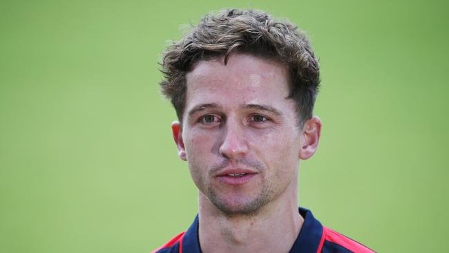 MELBOURNE, AUSTRALIA -  DECEMBER 20 2023  Jack Billings of The Melbourne Demons trains at Stribling reserve in Lorne. Picture: Brendan Beckett