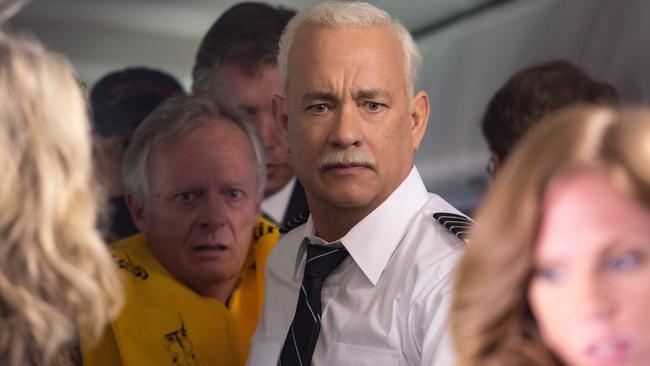 Tom Hanks (pictured as Sully) stars in the movie which was directed by Clint Eastwood.