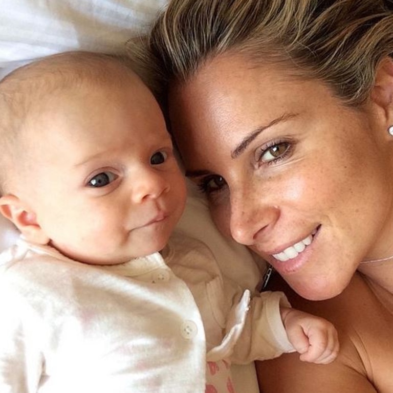 MOTHER'S DAY SPECIAL... Candice Warner with baby girl Ivy. Picture: Instagram