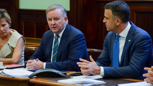 Federal opposition leader Anthony Albanese in Adelaide last year. Picture: AAP/Brenton Edwards