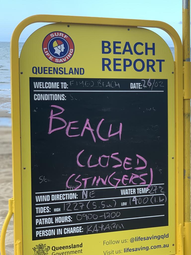 The beach was closed. Picture: Tara MikoÂ