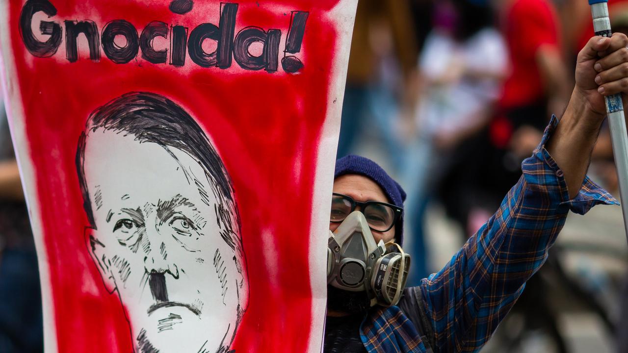 Many have called the handling of the pandemic a “genocide” on Brazilians. (Photo by Buda Mendes/Getty Images)