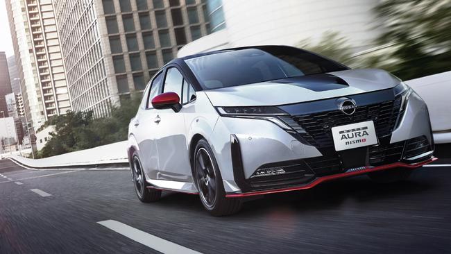 Nissan’s Note Aura Nismo features an e-Power motor in Japan.