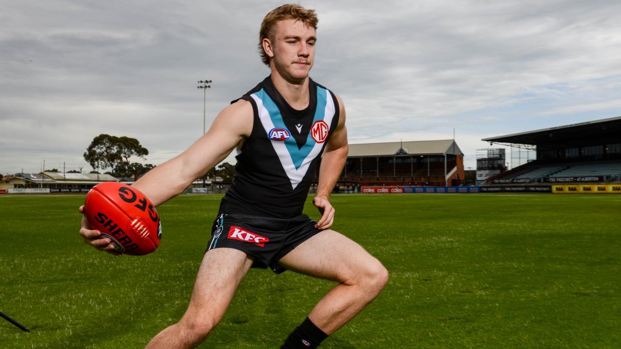 Jason Horne-Francis joined the Power after one year at North Melbourne. Picture: Brenton Edwards