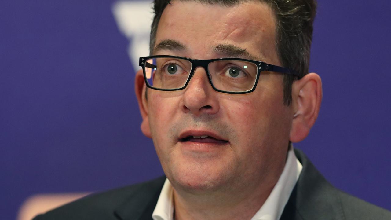 Victorian Premier Daniel Andrews says he is committed to ending lockdown at the 70 per cent fully vaccinated target. Picture: NCA NewsWire / David Crosling