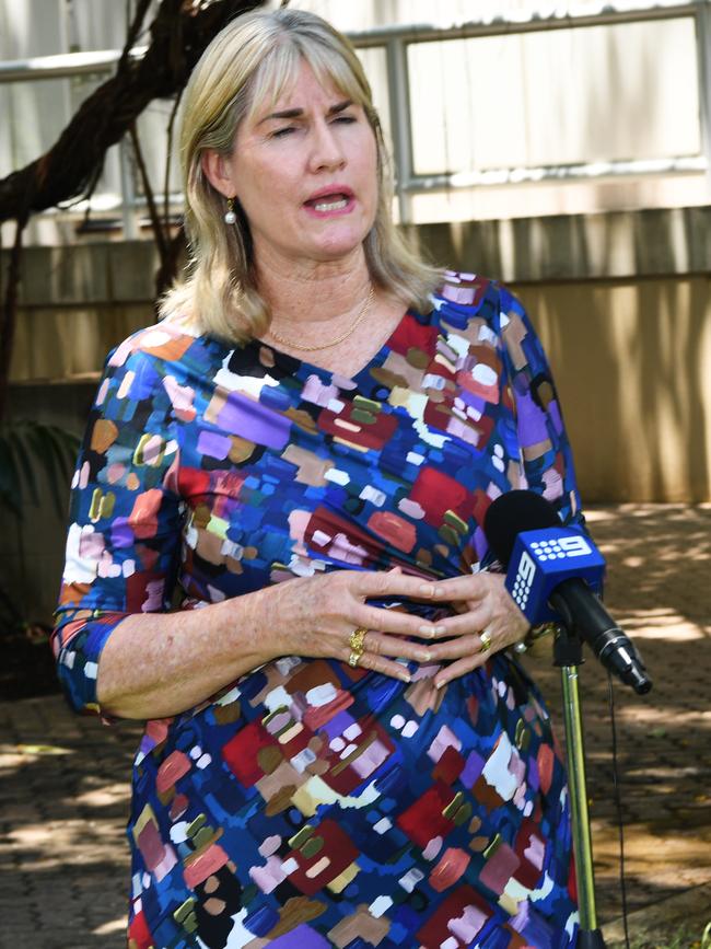 Planning and Infrastructure Minister Eva Lawler at NT Parliament house .