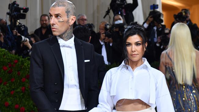 Travis Barker and Kourtney Kardashian’s wedding had a huge impact on trends. Picture: AFP