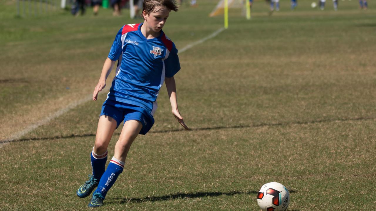 Kippa-Ring soccer player Charlie McVeigh.