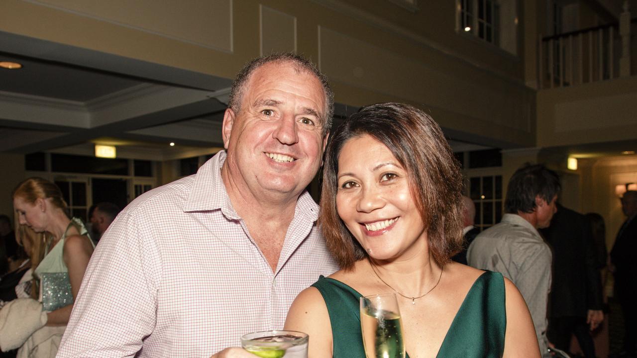 Craig and Lei Sferco at the Intercontinental Sanctuary Cove hosts the Miss Australia National Final and crowning of three Miss Australia’s on the Gold Coast. Picture: Glenn Campbell