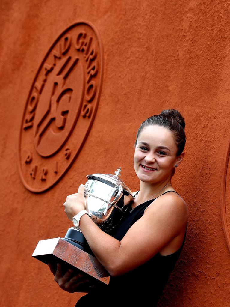 The three years that followed Barty’s win at Roland Garros were a delight. (Photo by Julian Finney/Getty Images)