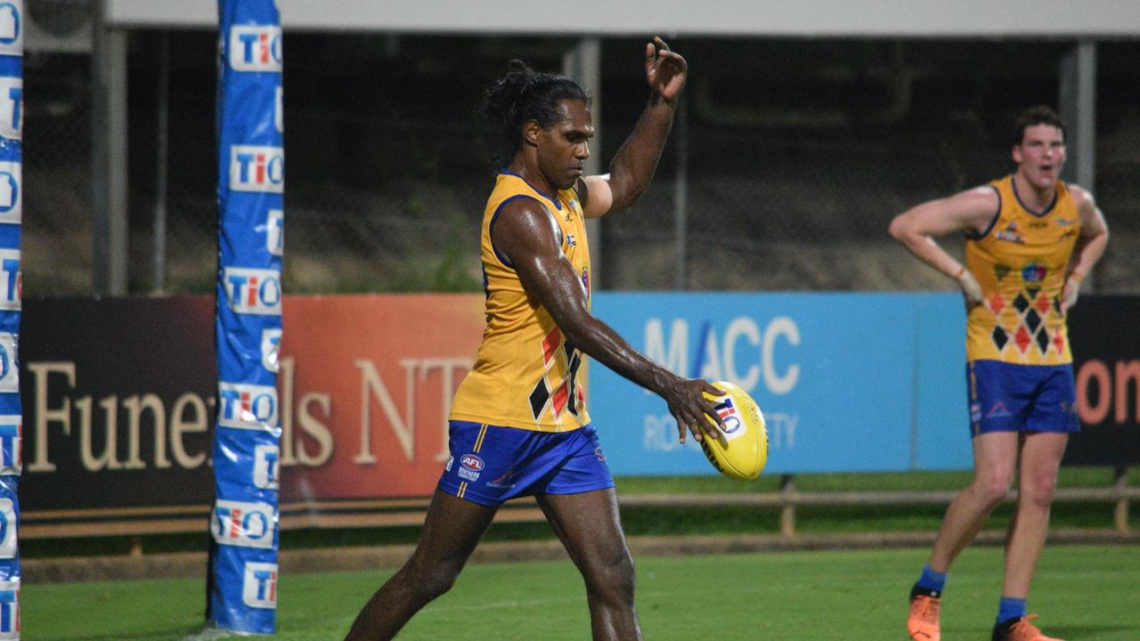 Mitchel Taylor will continue to lead the Wanderers men. Picture: Alison McGowan / AFLNT Media