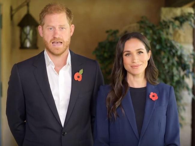 Prince Harry and Meghan Markle have said they’re at a “crossroads” with their work in a joint public appearance for the first time in months., The Duke and Duchess of Sussex appeared in a video message where they discussed prioritizing children’s safety online through their Archewell Foundation.