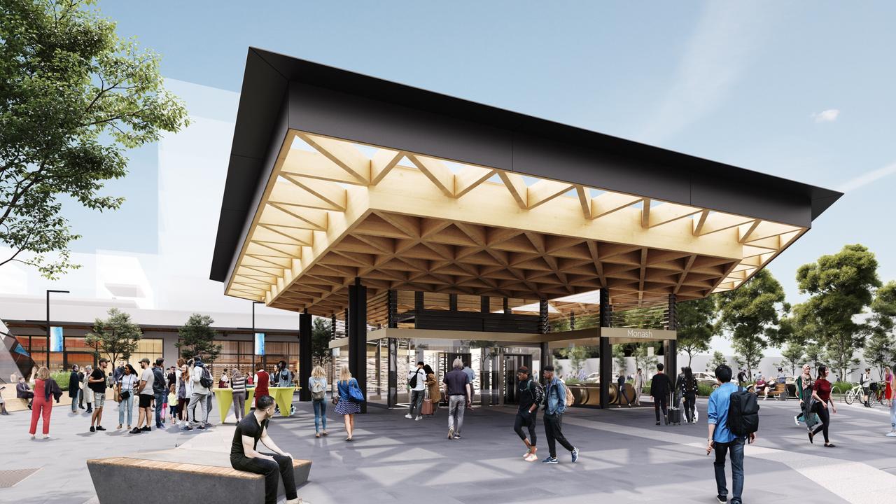 Plans for Monash Station. Picture: Supplied