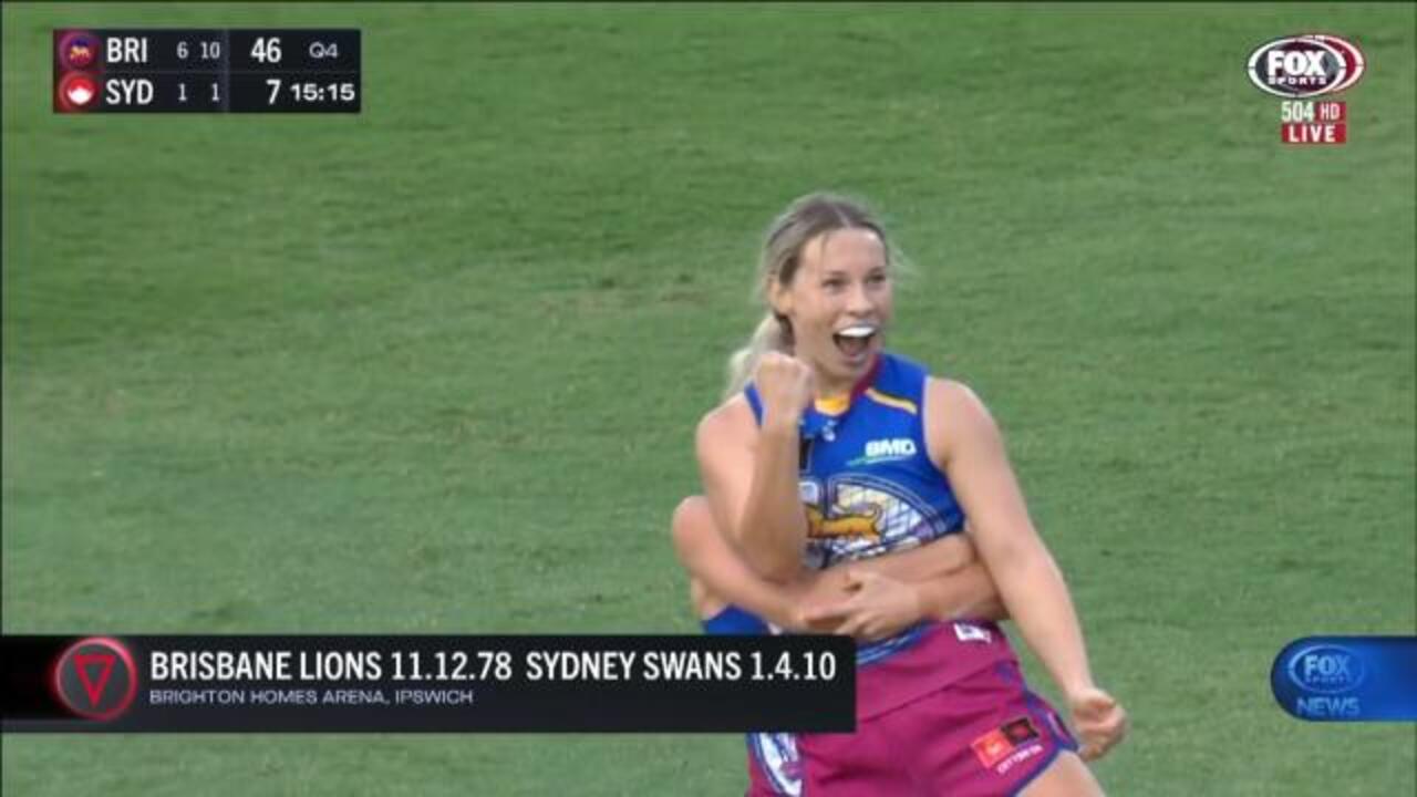 Lions secure top 4 spot, smash Swans