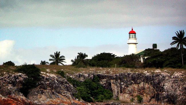 Booby Island showing the Post Office cave now hidden by vegetation used for storing mail in the 19th century. Picture: Supplied.