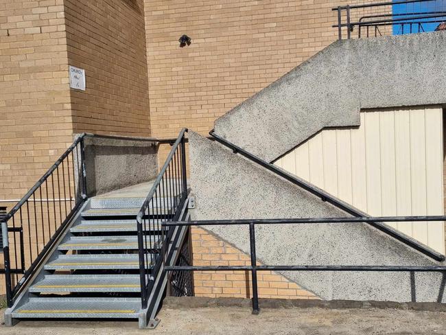 Churchgoers at St Vasilios Church in Brunswick West want lifts and ramps installed at the church hall for the elderly, disabled and parents with prams. Picture: supplied.