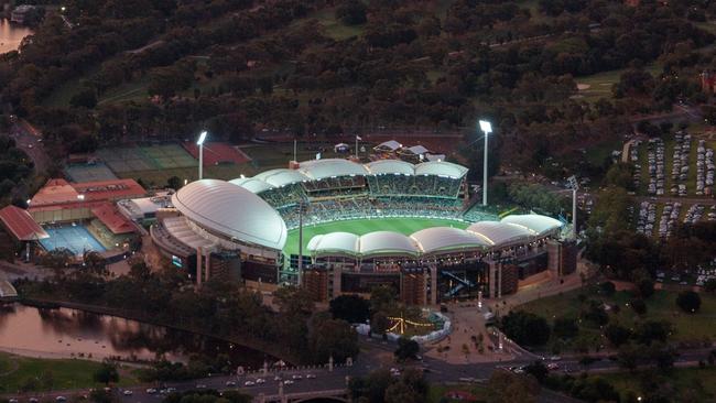 Adelaide Oval is on standby for the Grand Final in the case the Gabba’s ability to host it is affected. Picture: Matt Turner