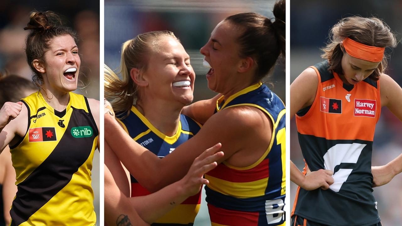 It was a day of big statement wins and terrible lows in the AFLW.