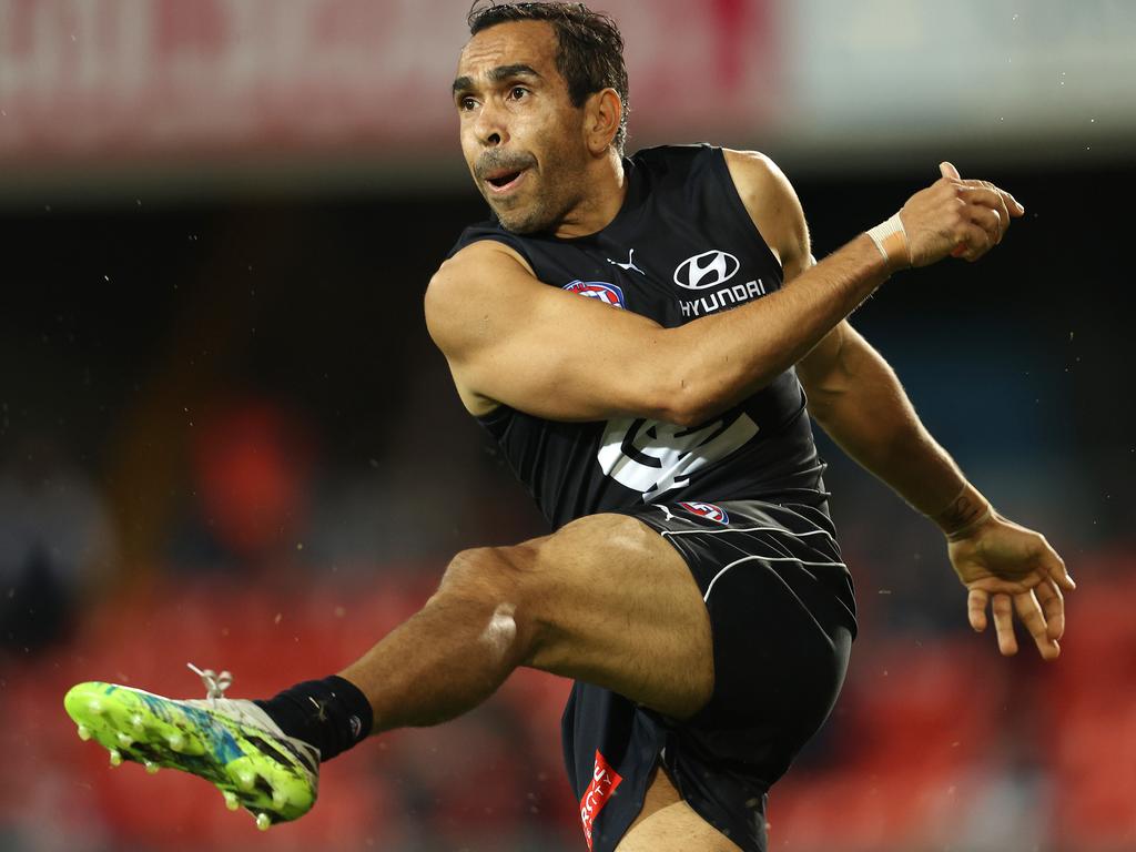 Adelaide is paying a portion of Eddie Betts’ salary at Carlton. Picture: Michael Klein