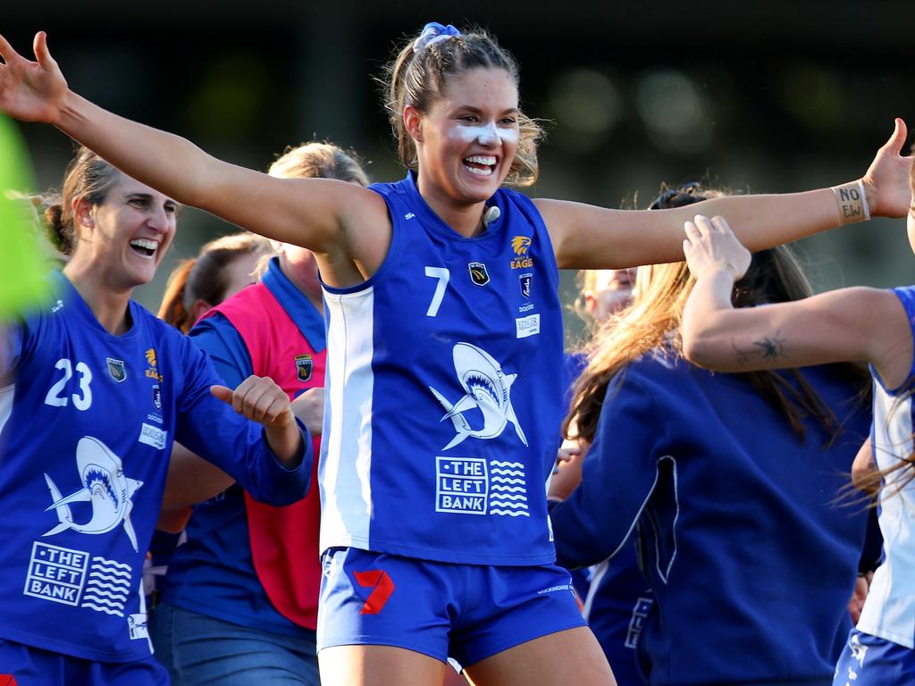 East Fremantle’s Georgie Cleaver is one of the most sought-after WA prospects ahead of the AFLW draft combine. Picture: James Worsfold/Getty Images