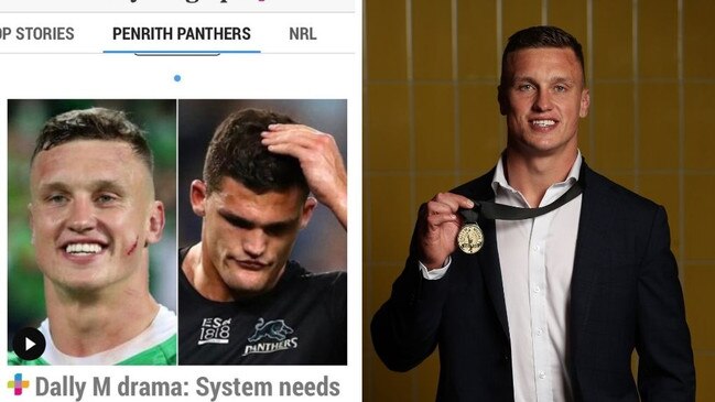 Daily Telegraph' Dally M medal leak.