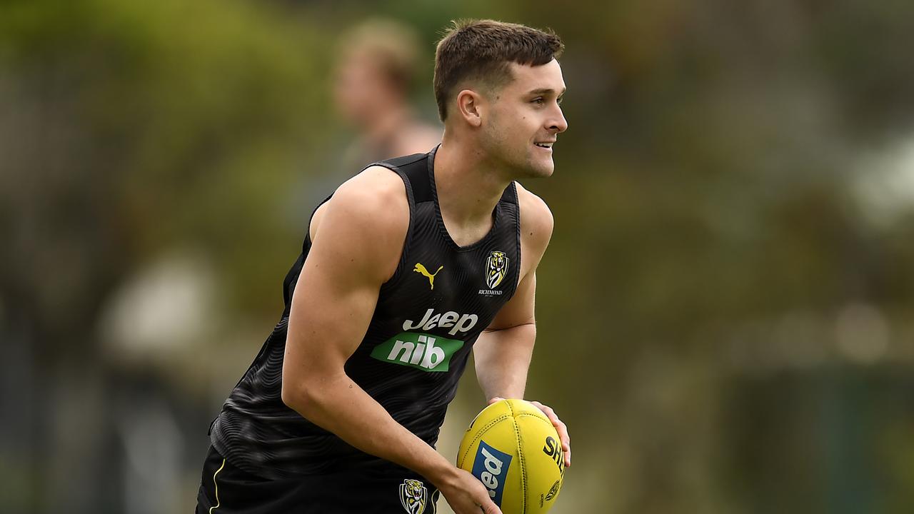 Jayden Short scored 165 KFC SuperCoach points against the Magpies last week. Picture: Albert Perez/Getty Images