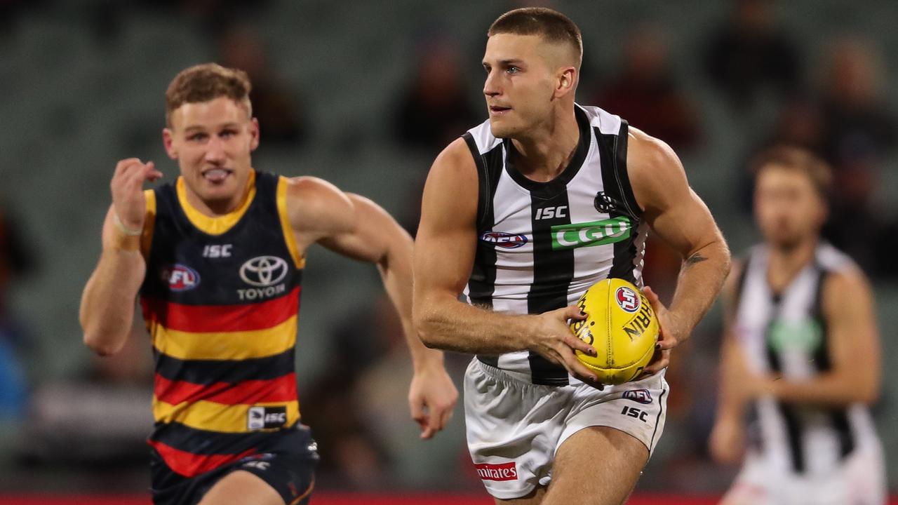 Collingwood has been given the go-ahead to play in Adelaide on Saturday. (Photo by Matt Turner/AFL Photos via Getty Images)