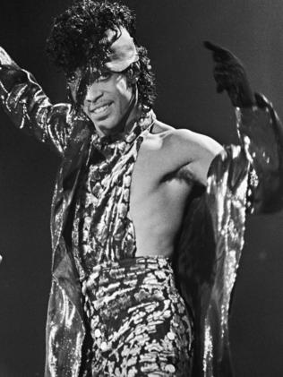 Prince performs in his home town of Minneapolis in 1984. Picture: David Brewster/<i>Star Tribune</i> via AP