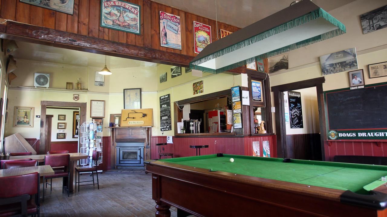 The Weldborough Hotel is renowned for celebrating local brews and meals. Picture: Saturday Magazine.