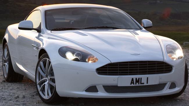 Stretching the friendship: Gow borrowed Peter Lonard’s Aston Martin DB9. Pic: Supplied.