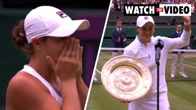 Ashleigh Barty wins first Wimbledon title on idol Cawley's anniversary